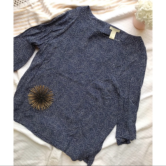 Blue Polka Dot Shirt - Picture 2 of 4